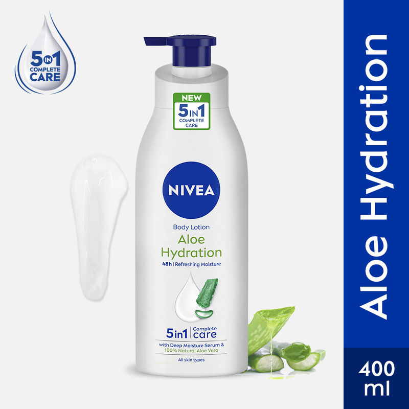 NIVEA Body Lotion Aloe Hydration with Aloe Vera for Smooth Normal