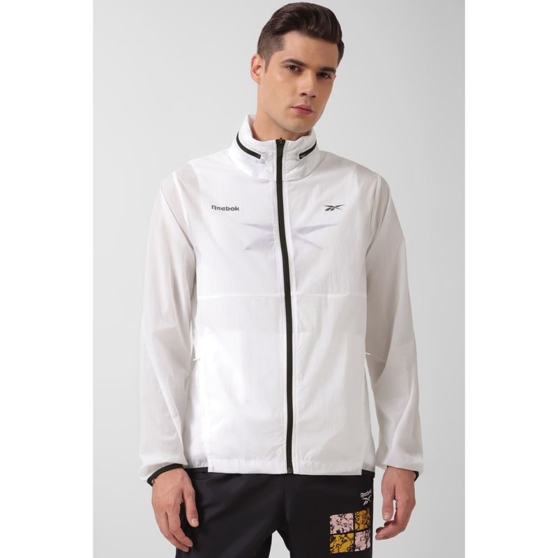 Reebok Men White Jacket (S)