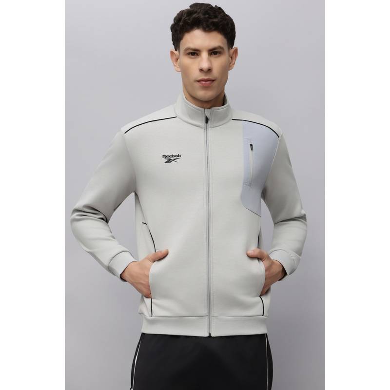 Reebok Men Grey Jacket (M)