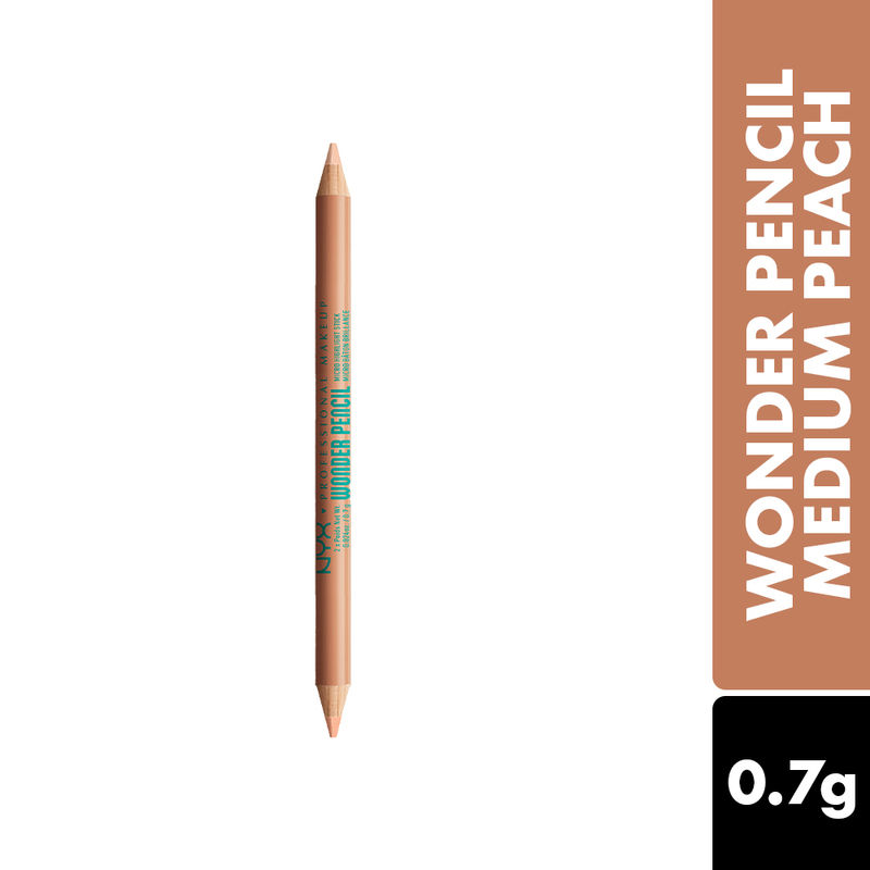 NYX Professional Makeup Wonder Pencil Micro Highlighter Duo Pencil - Medium Peach