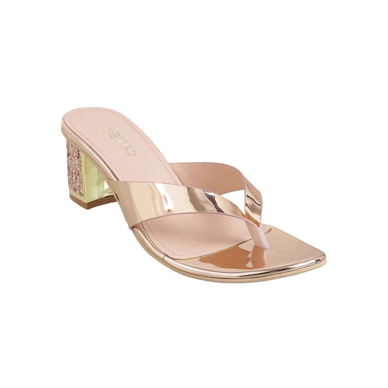 Metro Solid Pink Heels Buy Metro Solid Pink Heels Online at Best Price
