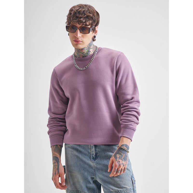HIGHLANDER Men Purple Sweatshirt (M)