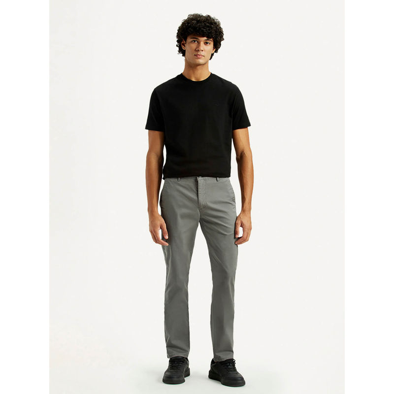 Levi's Men'S 511 Grey Slim Fit Mid Rise Chinos (30)