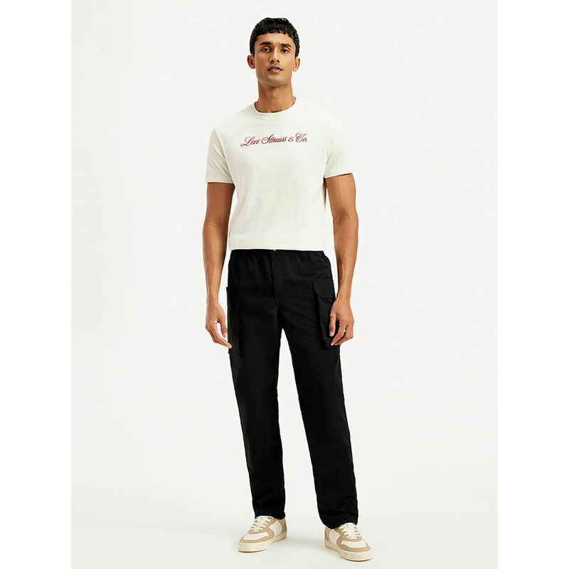 Levi's Men'S Black Authentic Straight Fit Cargo Trousers (34)