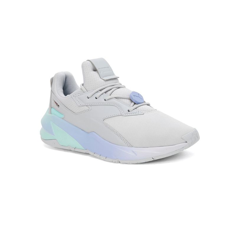 Puma Fier Nitro Pop Women Gray Sneakers (UK 3)