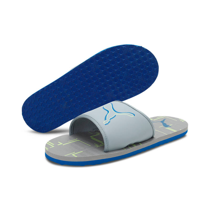 Puma Stellar Slide V6 Unisex Gray Sliders (UK 6)