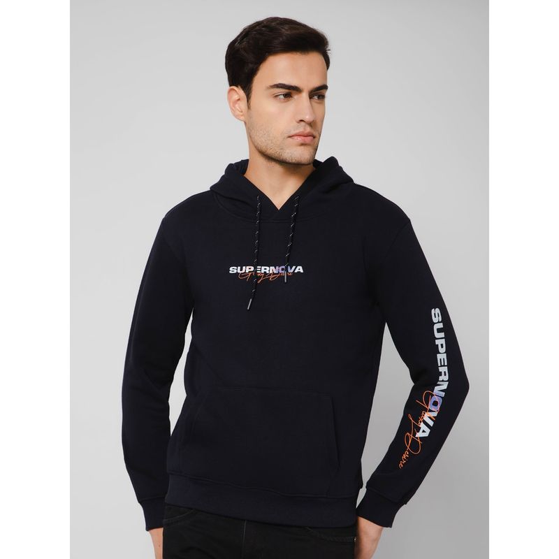 Cantabil Men Navy Sweatshirt (M)