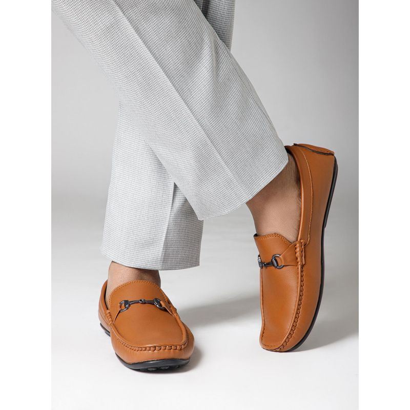 Cantabil Tan Casual Loafers for Men (UK 6)