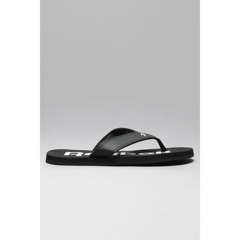 Reebok Rumble - Men Black Flip Flops (UK 8)
