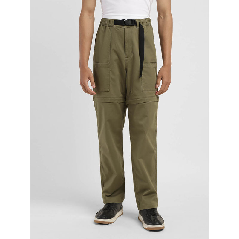 Levi's Men's Green Comfortable Fit Trouser (2XL)