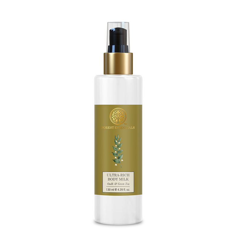 Forest Essentials Ayurvedic Ultra-Rich Body Milk Oudh & Green Tea (Body Lotion)