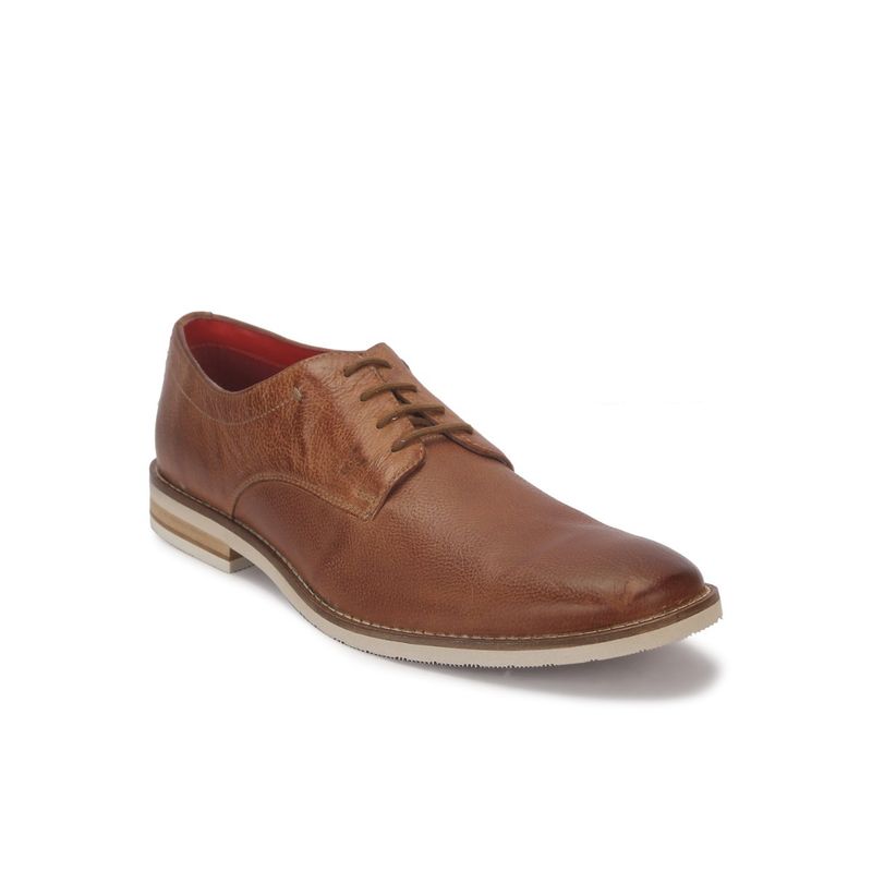 V8 by Ruosh Brown Solid-Plain Lace Ups (EURO 44)
