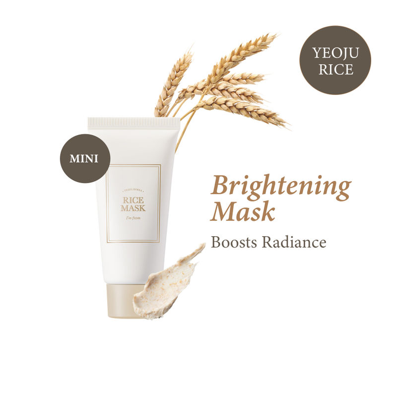 I'm From Rice Mask - Brightening & Gentle Exfoliating Korean Face Mask, Minimizes Enlarged Pores