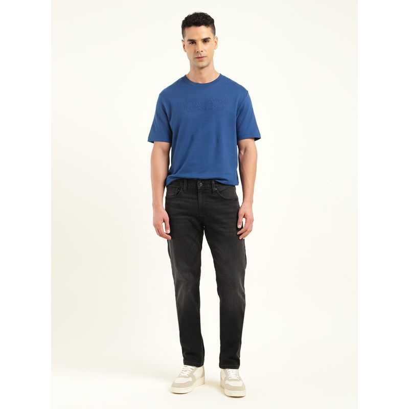 Levi's Men'S Black Solid/Plain Jeans (28)