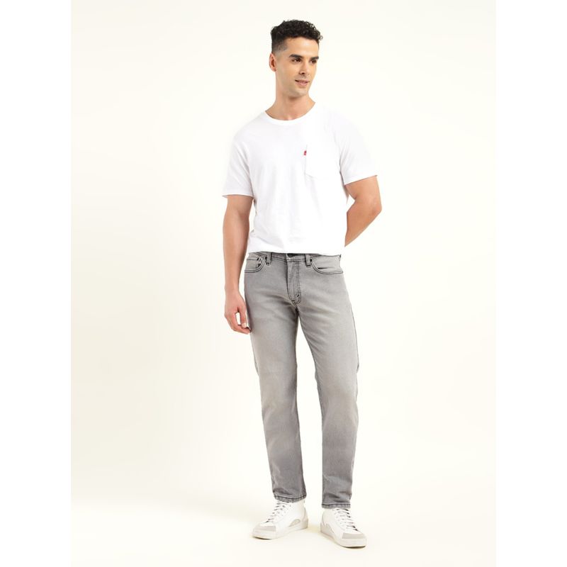 Levi's Men'S Grey Solid/Plain Jeans (28)
