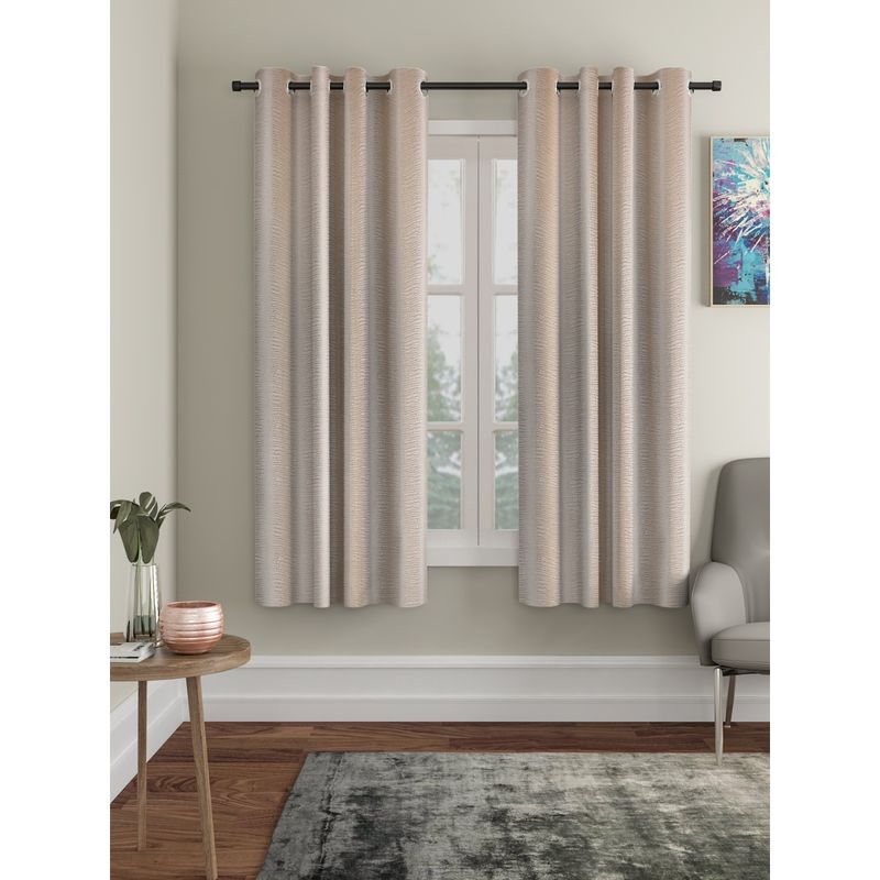 HOSTA HOMES Blackout Window Curtain (Set of 2) (4X5 Feet)