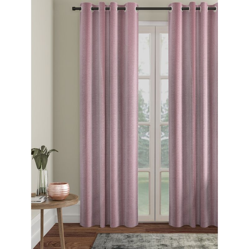 HOSTA HOMES Blackout Long Door Curtain (4x9 feet)