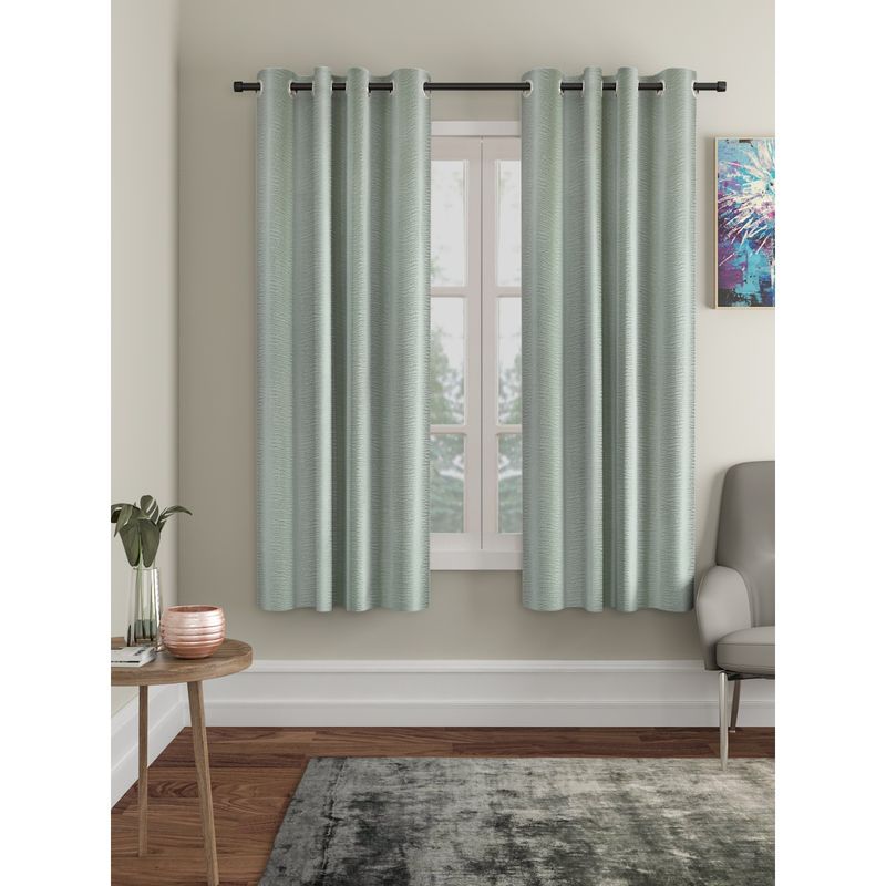 HOSTA HOMES Blackout Window Curtain (Set of 2) (4X5 Feet)