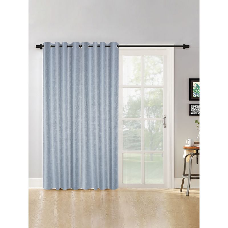 HOSTA HOMES Blackout Door Curtain (Set of 2) (4X8 Feet)