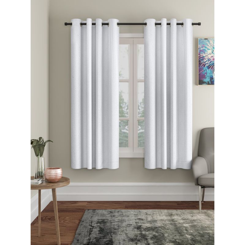HOSTA HOMES Blackout Window Curtain (Set of 2) (4X5 Feet)