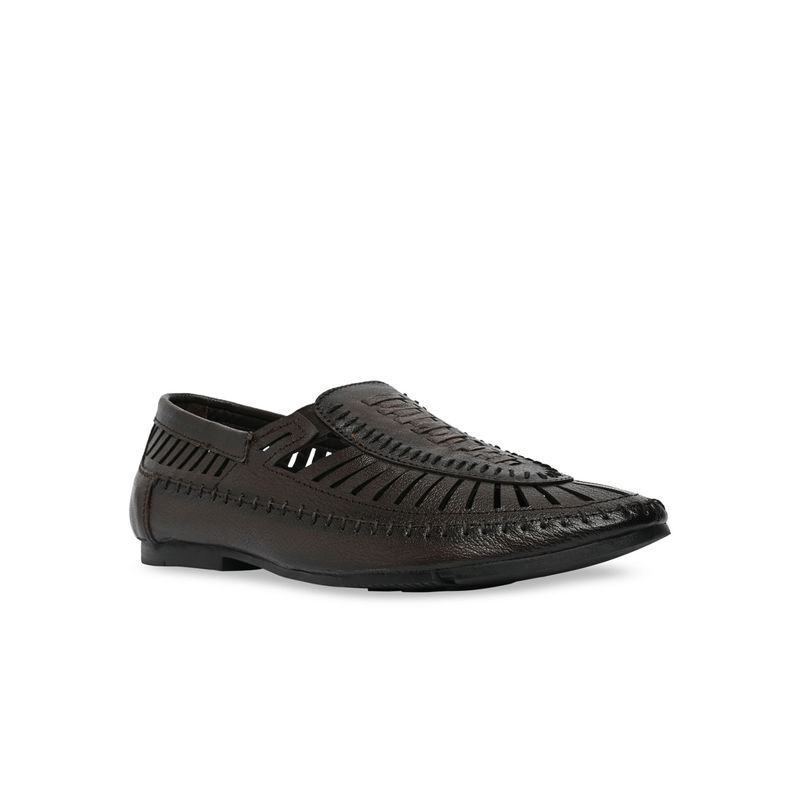 REGAL Men Brown Ethnic Sandals (UK 6)