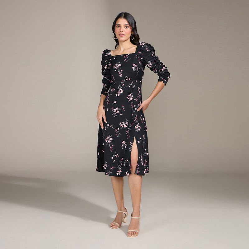 Twenty Dresses By Nykaa Fashion Always On My Radar Floral Dress - Multi-Color (L)