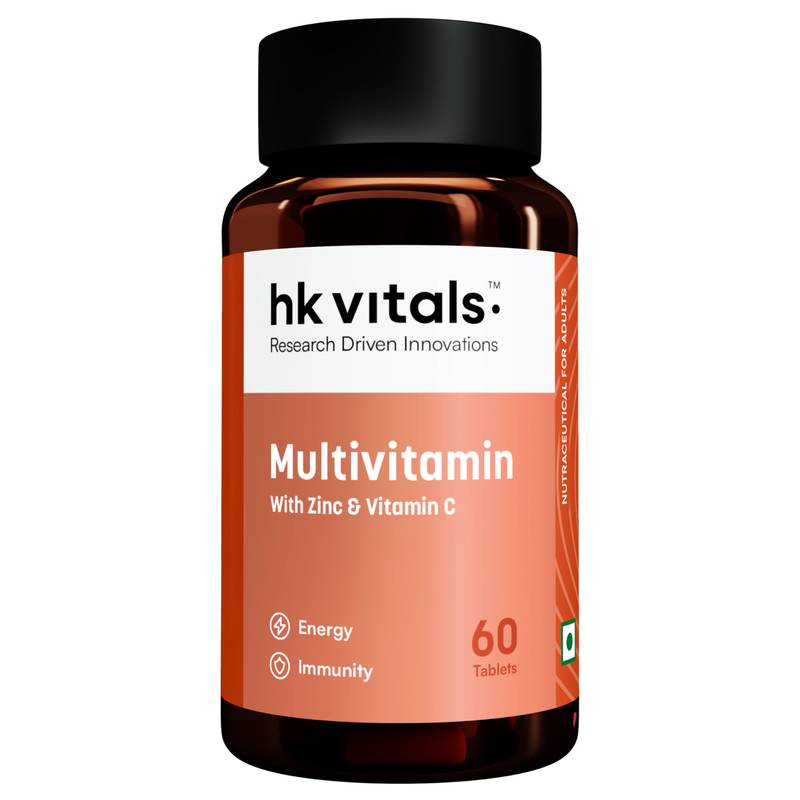 HealthKart HK Vitals Multivitamin Tablets With Multiminerals & Ginseng Extract