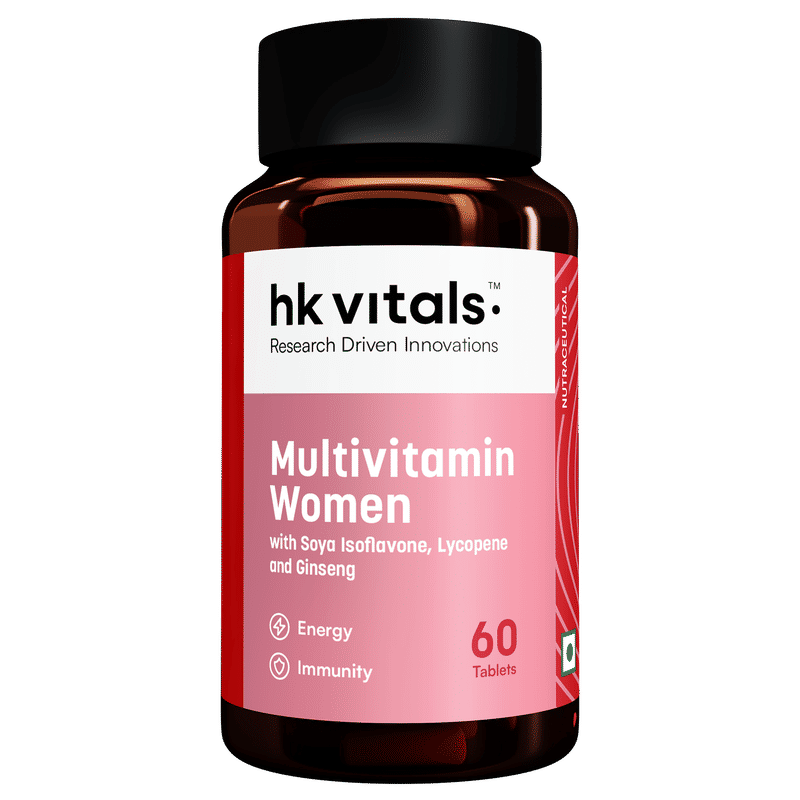 HealthKart HK Vitals Multivitamin Tablets For Women With Zinc, Vitamin C, Vitamin D