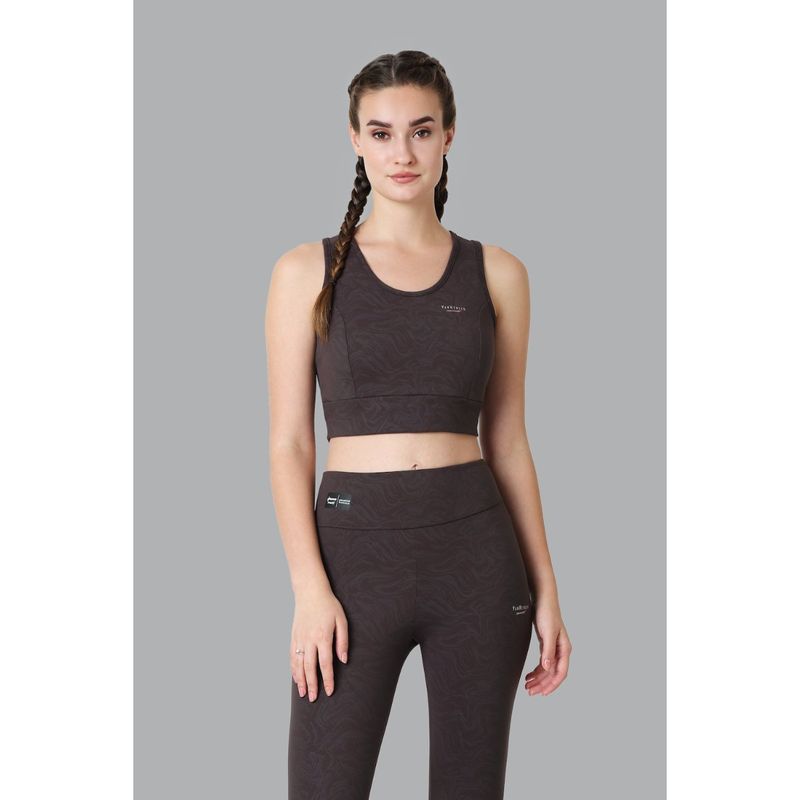 Van Heusen Proactive Elite Women High Stretch & Removable Pads Sports Bra - After Dark (S)