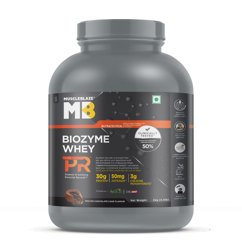 MuscleBlaze Biozyme Whey Protein Pr - Molten Chocolate Cake