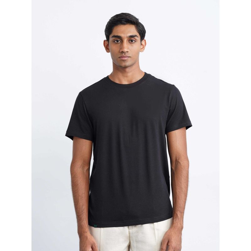 Cove and Lane Bamboo Soft Drape Cotton T-shirt - Black (S)