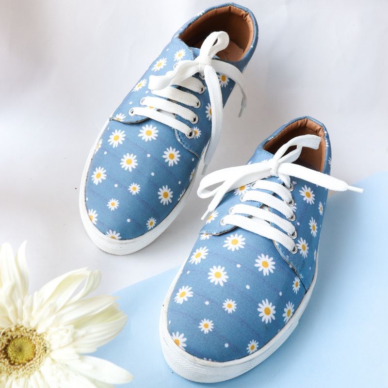 La Fiza Ella Printed Sneakers (UK 2)