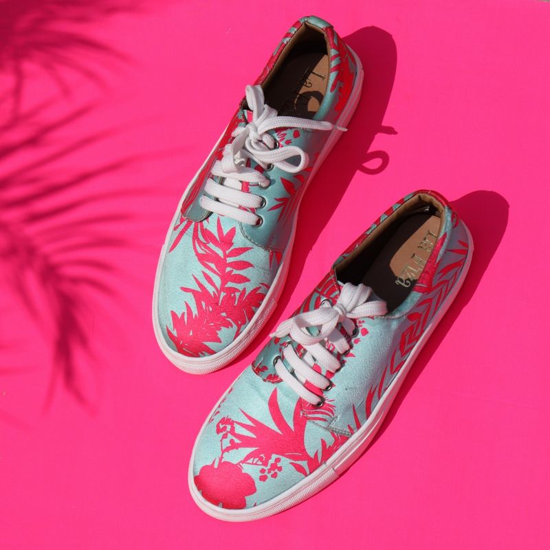 La Fiza Tory Printed Sneakers (UK 2)