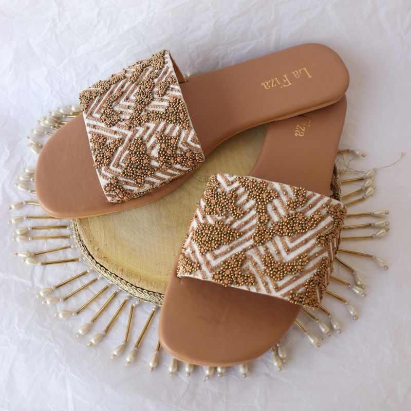 La Fiza Aahana Embellished Sliders (UK 2)