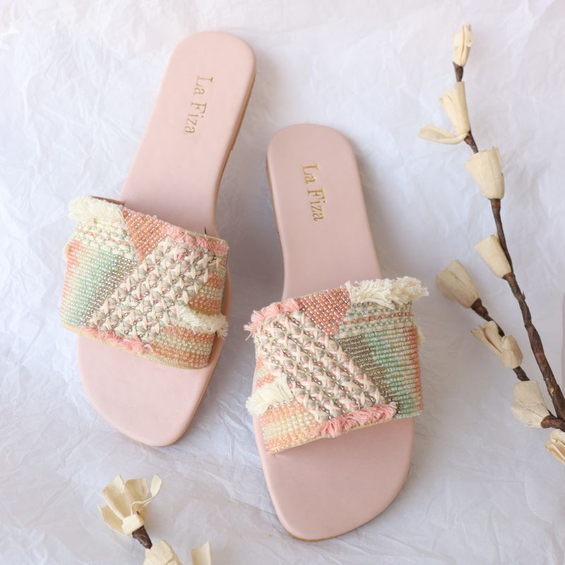 La Fiza Aria Embellished Sliders (UK 3)