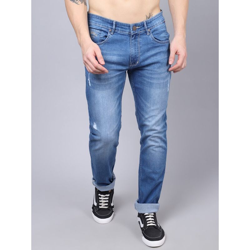 Cantabil Men Medium Mercerised Jeans (36)