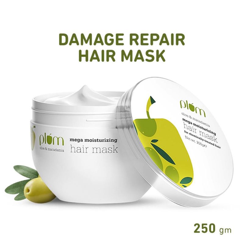 Plum Olive & Macadamia Mega Moisturing Hair Mask