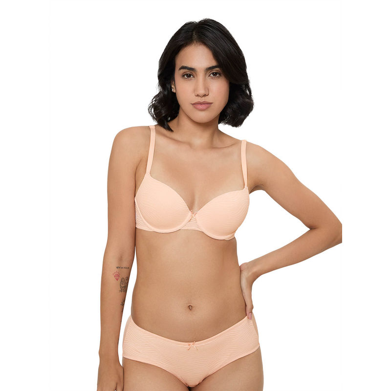 Triumph Orange Harmony Deluxe Wired Padded Bra with Adjustable Straps (34B)