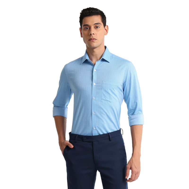 Arrow Manhattan Slim Fit Patterned Shirt (39)