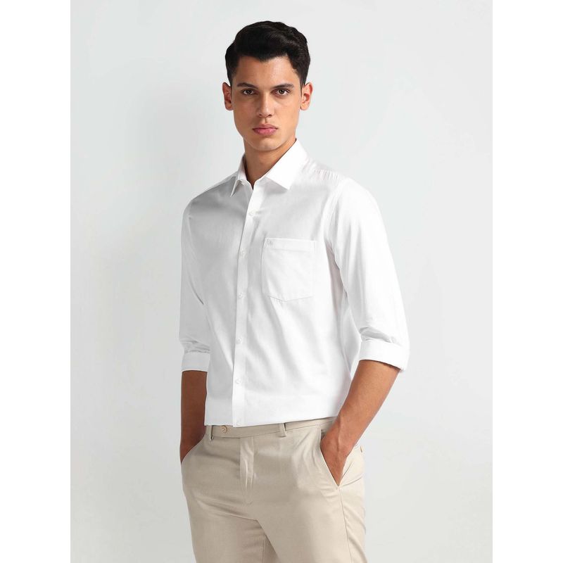 Arrow Slim Fit Cotton Formal Shirt (39)