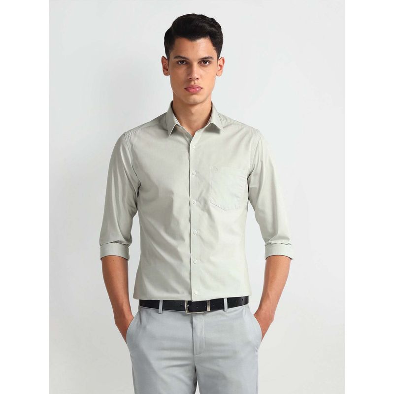 Arrow Slim Fit Cotton Formal Shirt (38)