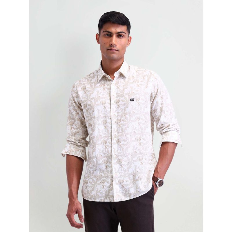 Arrow Sports Floral Pattern Slim Fit Shirt (42)
