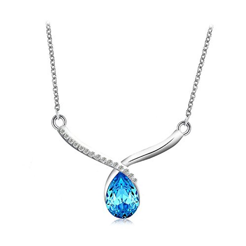 Youbella Presents Gracias Collection Crystal Jewellery Necklace & Pendant For Girls And Women