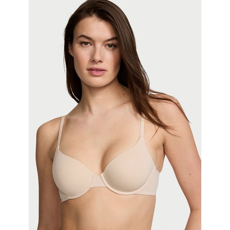 Victoria's Secret Beige The T-Shirt Lightly Lined Smooth Demi Bra (32DD)