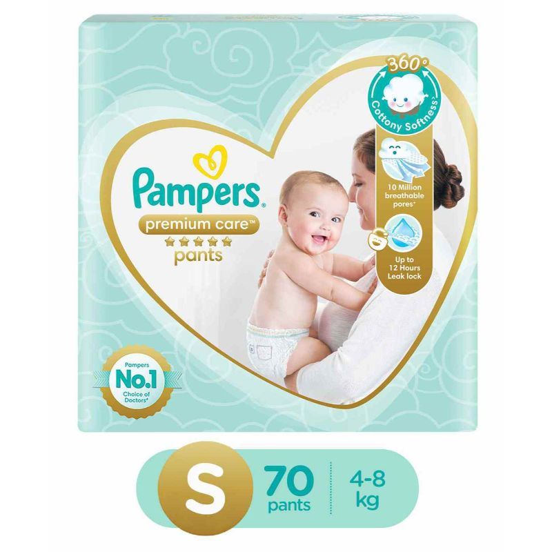 Pampers Premium Care Pants Diapers Small - 70 Pack