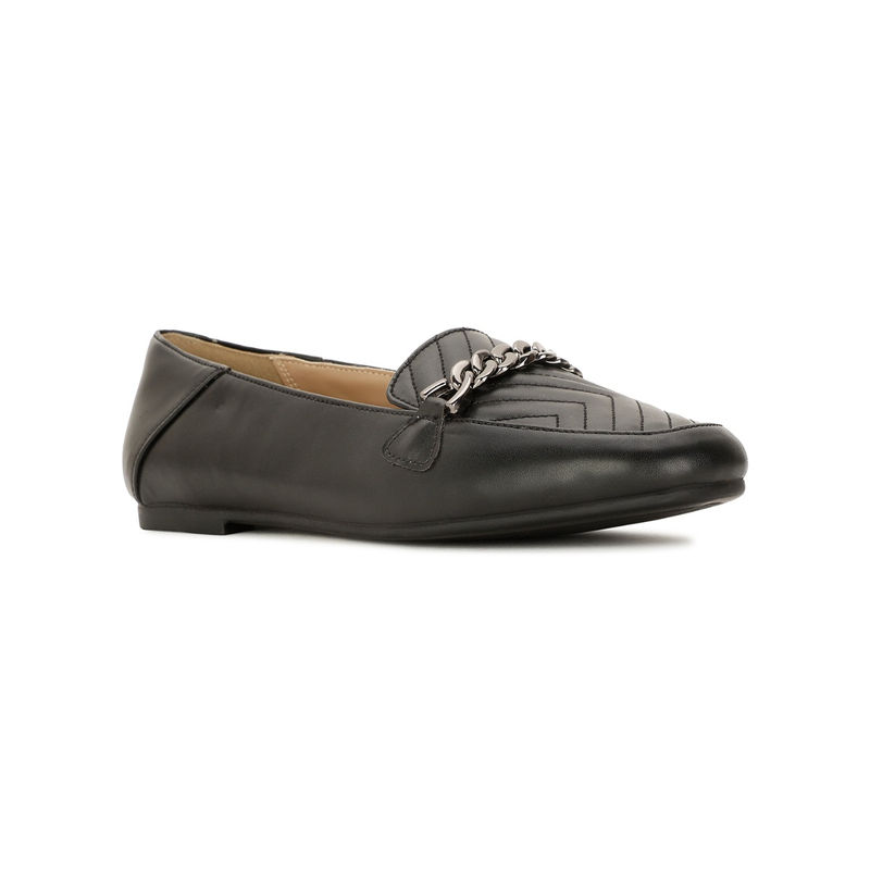 Bata Women Slip-On Loafers Black (UK 4)