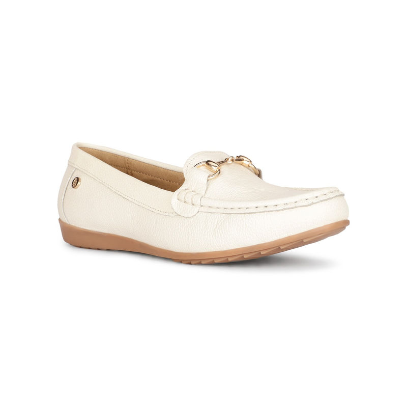 Hush Puppies Women Slip-On Loafers White (UK 5)