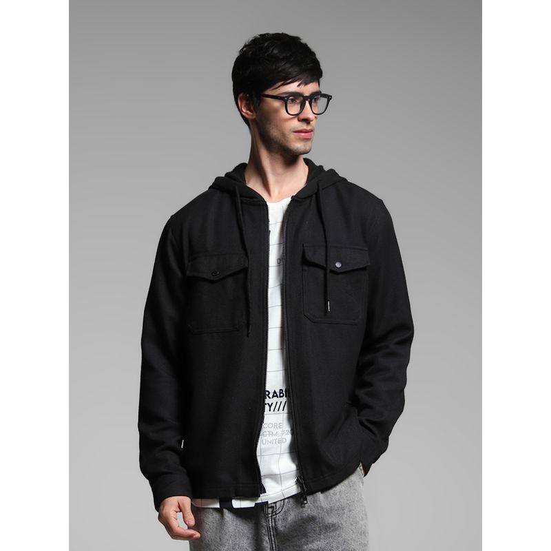 Jack & Jones Black Oversized Fit Hoodie (L)