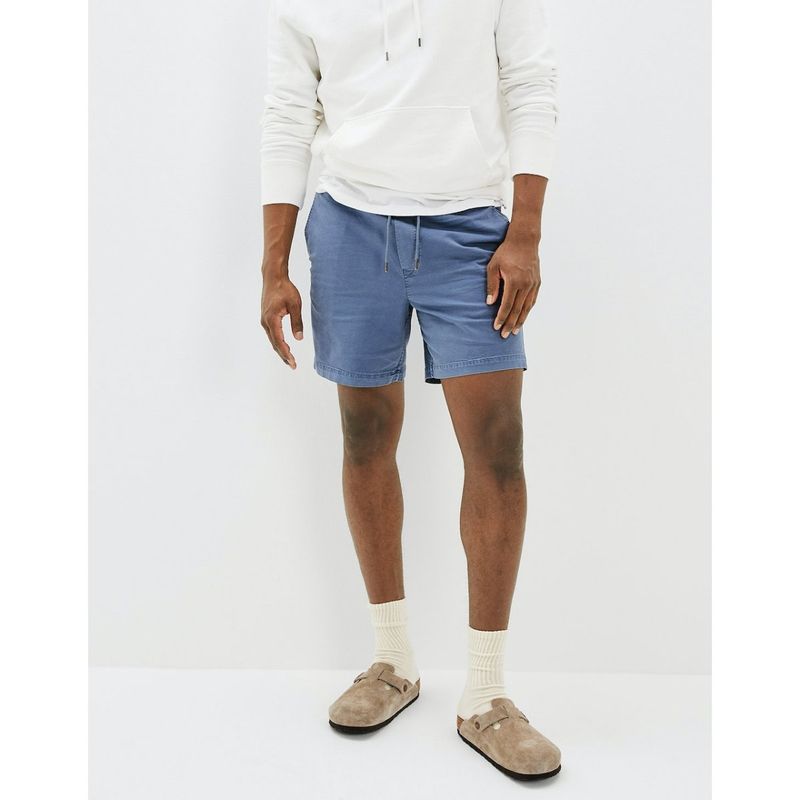 American Eagle Men Blue Flex 5.5 Inches Lived In Trekker Shorts Buy