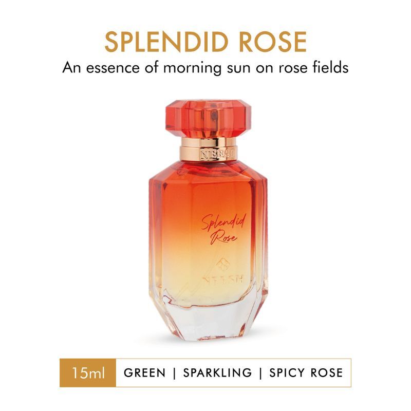 NEESH Splendid Rose Extrait De Parfum – Rose Floral Perfume for Women